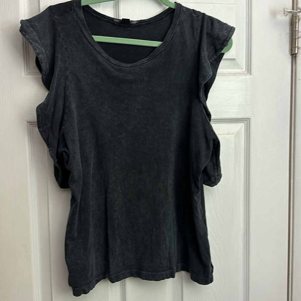 All Saints Women’s Laura Ruffle Top